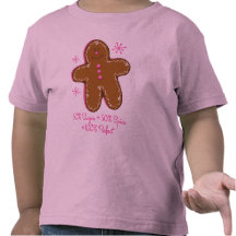 T-shirt d'enfant en bas âge de pain d'épice de suc
