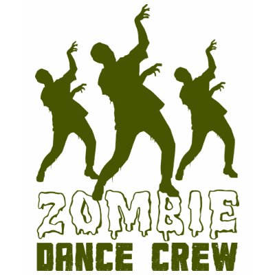 T-shirt d'équipage de danse de zombi par jamierushad