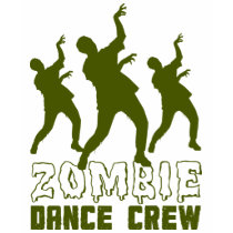 T-shirt d'équipage de danse de zombi