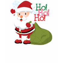 T-shirt des Ho-Ho-Vacances de Santa pour des enfan