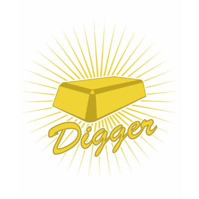 T-shirt drôle de bêcheur d'or par J32Teez