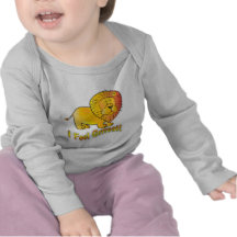 T-shirt du lion de l'enfant en bas âge - je me sen