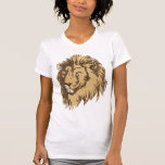 T-shirt fait sur commande principal de lion