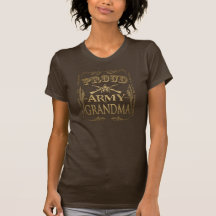 T-shirt fier de grand-maman d'armée