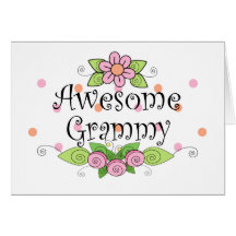 T-shirt impressionnant de Grammy Cartes De Vœux