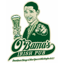 T-shirt irlandais du Pub d'Obama