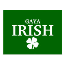 T-shirt irlandais fait sur commande fier de ville  carte postale