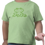 T-shirt mignon de grenouille pour des enfants en b