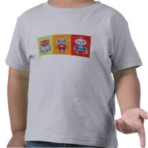 T-shirt mignon de robot