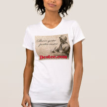 T-shirt poétique de dames