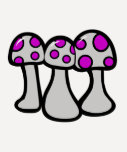 T-shirt repéré de champignon