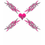 T-shirt (rose) tribal d'amour