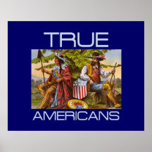 T-SHIRT Ware Amerikanen Poster