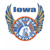 T-shirts de partie de l'Iowa Démocrate
