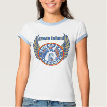 T-shirts de partie d'Île de Rhode Démocrate