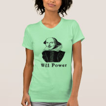 T-shirts de PUISSANCE de VOLONTÉ de William Shakes