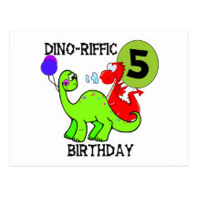T-shirts en Giften van de Verjaardag van de dinosa Wenskaart