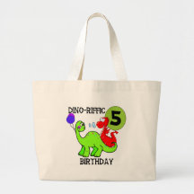 T-shirts en Giften van de Verjaardag van de dinosa Canvas Tas