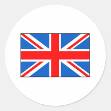 T-shirts et cadeaux britanniques de drapeau autocollants ronds