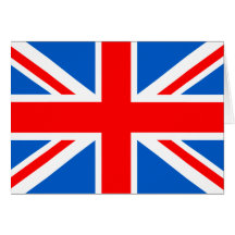 T-shirts et cadeaux britanniques de drapeau carte de vœux