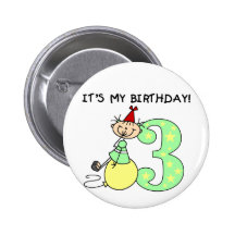 T-shirts et cadeaux d'anniversaire de fille de bât badges