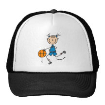 T-shirts et cadeaux de joueur de basket de fille casquette de camionneur