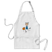 T-shirts et cadeaux de joueur de basket de fille tablier