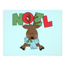 T-shirts et cadeaux de Noel de renne Invitation Personnalisable