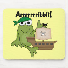 T-shirts et cadeaux de pirate de grenouille d'Arrr Tapis De Souris