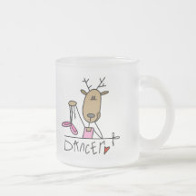 T-shirts et cadeaux de renne de danseur mug