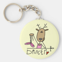 T-shirts et cadeaux de renne de danseur porte-clé