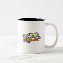 T-shirts et cadeaux de sourire idiots de voiture tasses à café