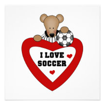 T-shirts et cadeaux d'ours du football invitation personnalisée