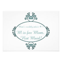 T-shirts et cadeaux drôles du conseil de la maman  invitation personnalisée