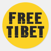 T-SHIRTS ET VITESSE LIBRES DU THIBET ADHÉSIF