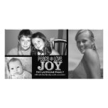 Tableau de joie d'amour de paix - 3 photos carte avec photo