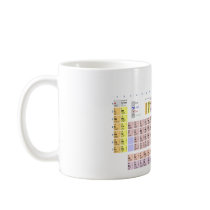 Tableau des éléments périodique mug à café