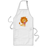 Tablier de cuisine de lion assouvi par bande dessi tabliers