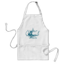 Tablier de cuisine de pot de thé