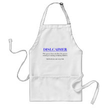 Tablier de déni de responsabilité