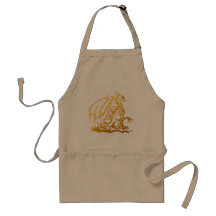 Tablier de dragon d'or