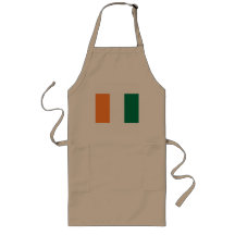 Tablier de drapeau de la Côte d'Ivoire