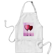 Tablier de vin rouge