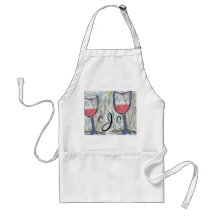 Tablier initial d'amateurs de vin de monogramme