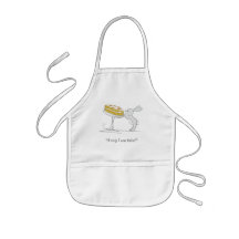 Tablier mignon de lapin (si seulement j'étais plus