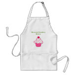 Tablier rose et vert mignon d'affaires de boulange