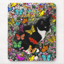 Taches de rousseur dans les papillons - chat de Tu Tapis De Souris