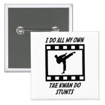 Tae Kwan font des cascades Pin's Avec Agrafe