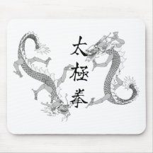 Tai Chi Chuan en Twee Draken Muismat