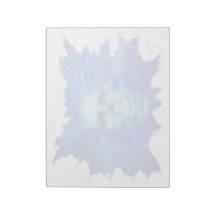 Tailles instantanées bleues du bloc - notes de crâ bloc-notes